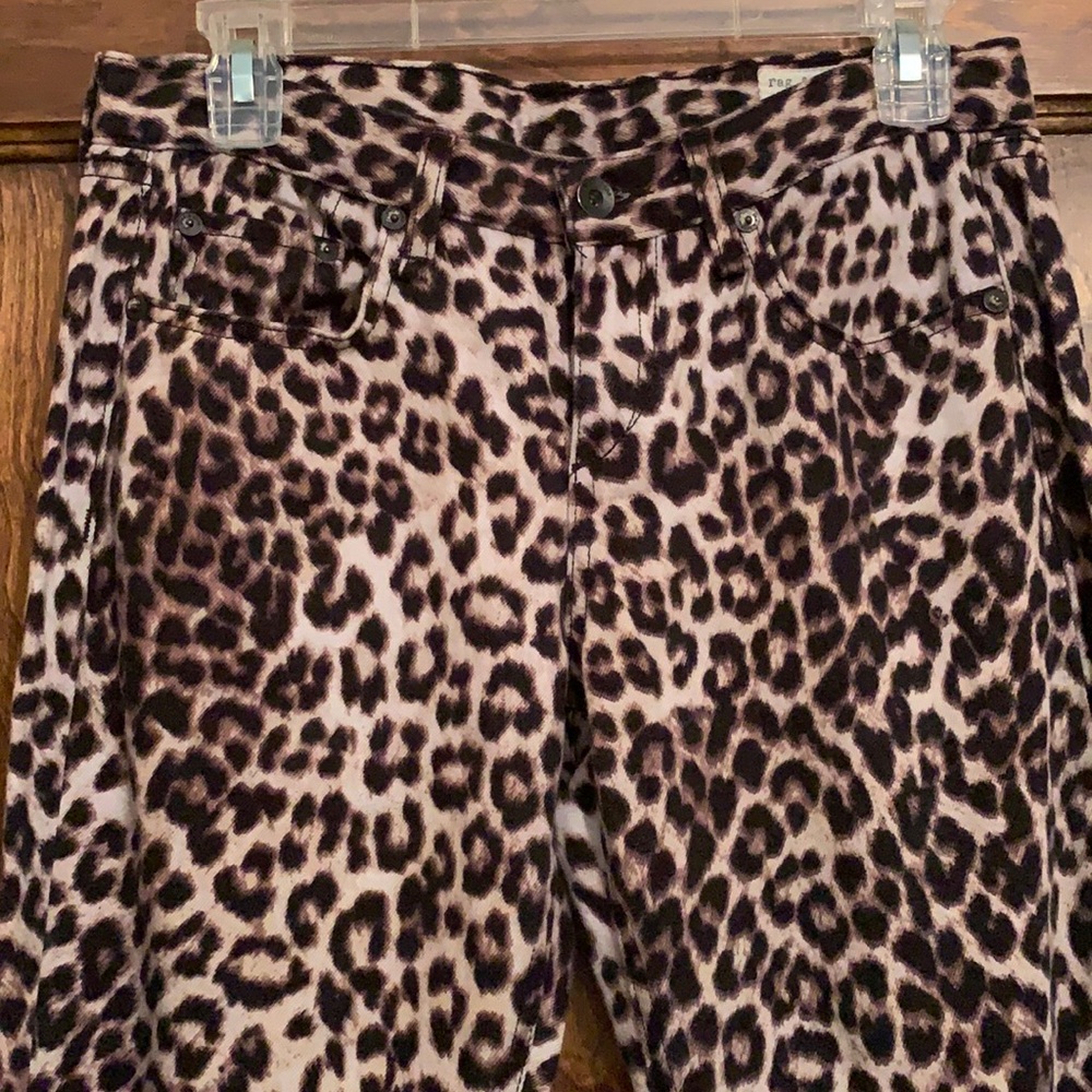 Rag & Bone Leopard Boyfriend Jean